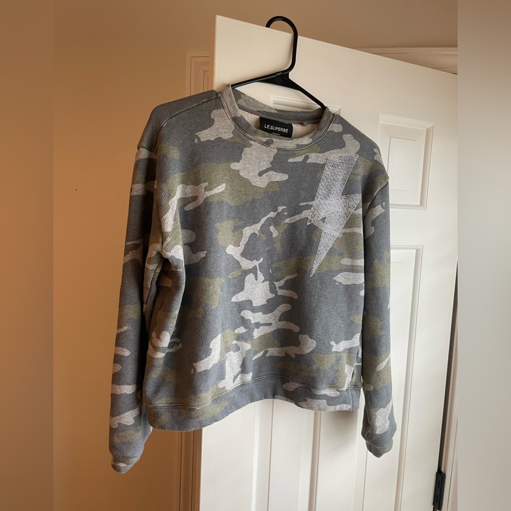 Le Superbe Camo Sweatshirt